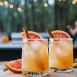 Spiced Paloma Cocktail (Cinnamon & Citrus!) 13 Ingredients for Spiced Paloma, including tequila, Grand Marnier, grapefruit, orange, lime, cinnamon sticks, sugar, and club soda.